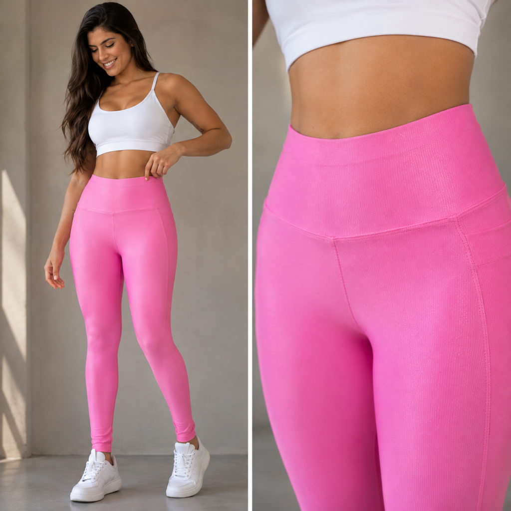 Legging Coleção Glow Fit c/ Bolso Lateral